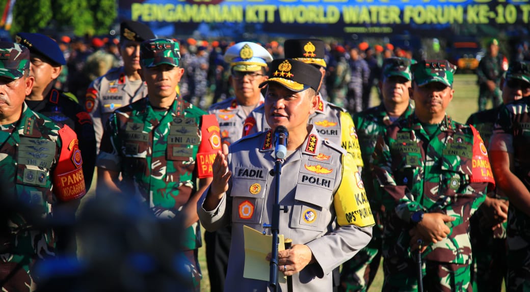 TNI-Polri Gelar Siap Amankan World Water Forum ke-10 di Bali