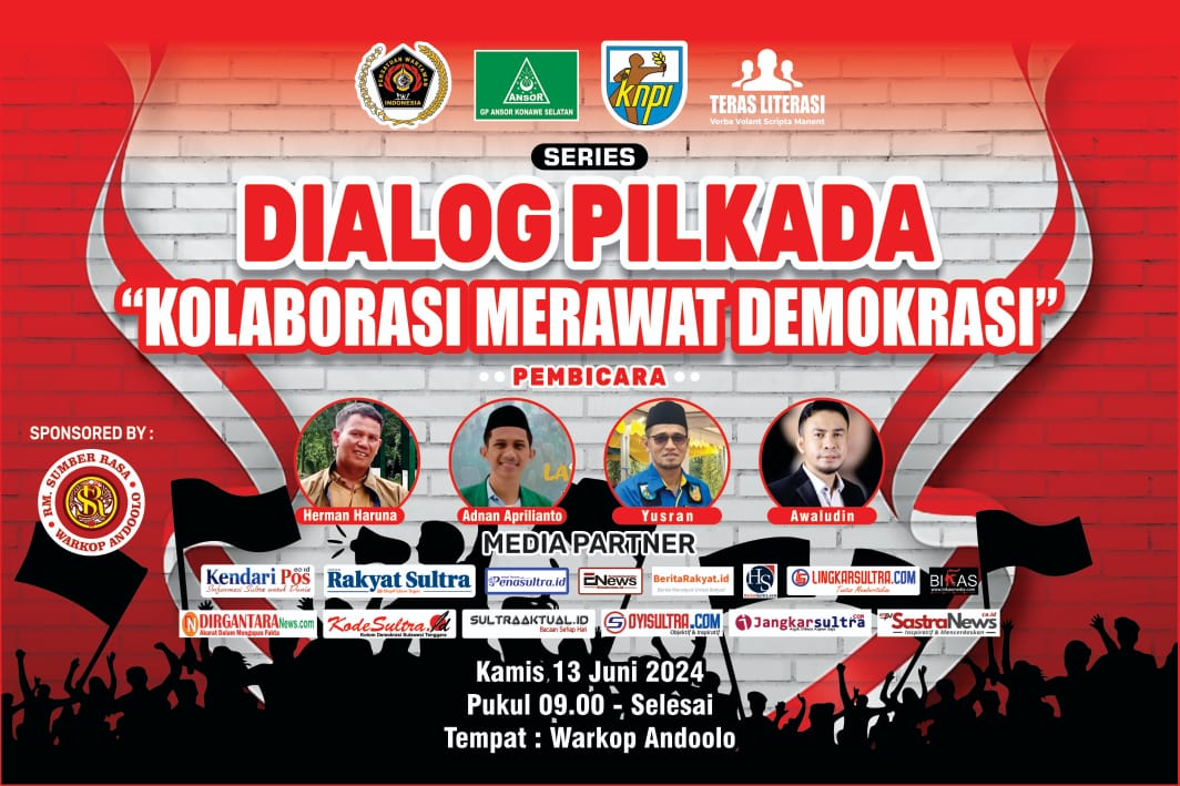 Jelang Pilkada 2024, Pemuda Konawe Selatan Gelar Dialog Kolaborasi Merawat Demokrasi