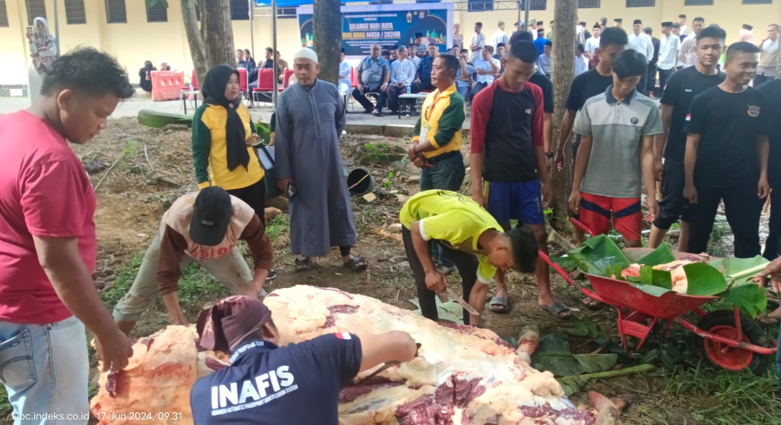 Iduladha 2024, Polda Sultra Kurban 354 Ekor Sapi dan 9 Kambing