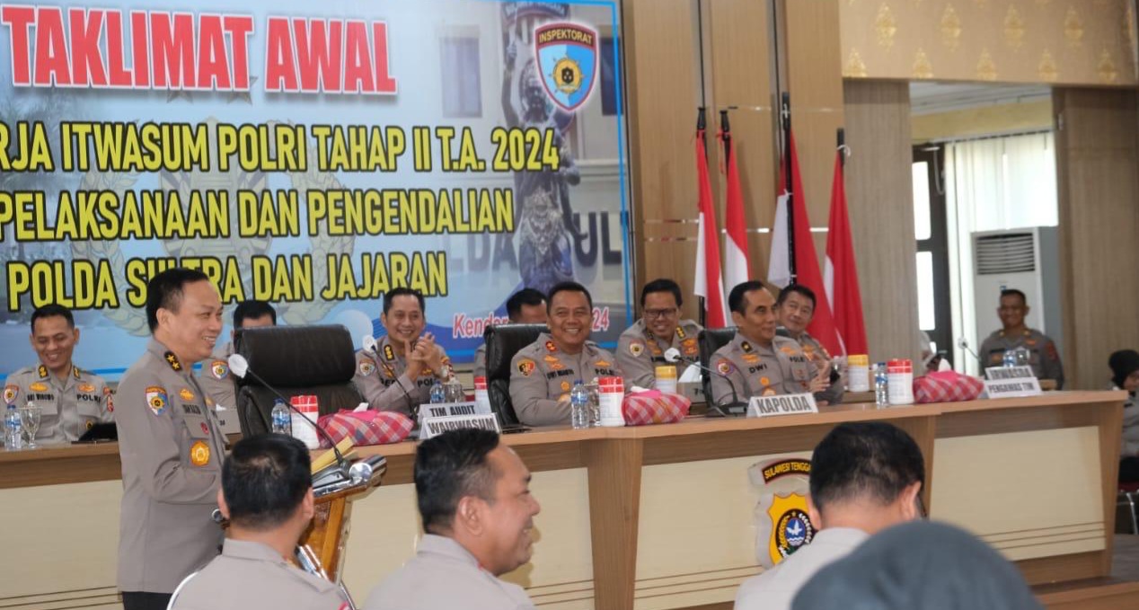 Wairwasum Polri Buka Taklimat Awal Audit Kinerja di Polda Sulawesi Tenggara