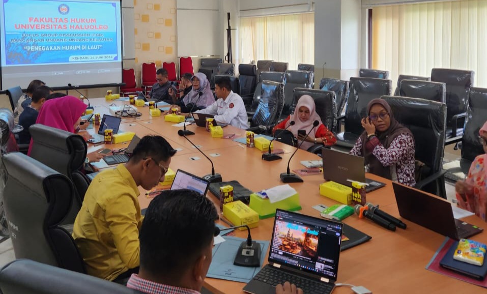 FH UHO Gelar FGD RUU Kelautan, Diikuti Beberapa Perguruan Tinggi di Sulawesi Tenggara