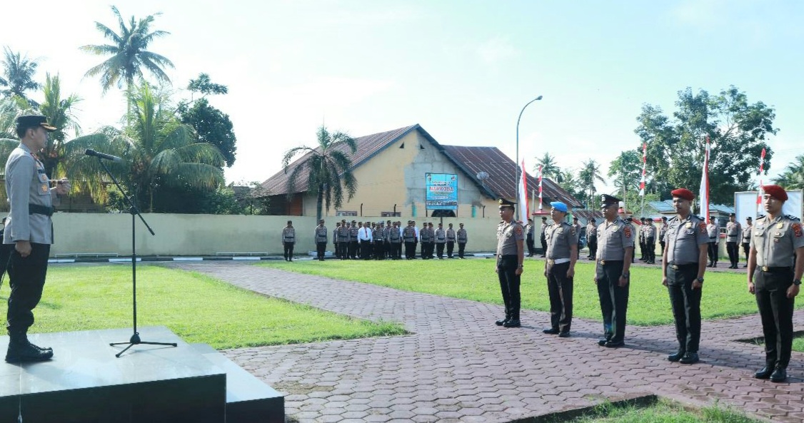 27 Personel Polres Konawe Selatan Naik Pangkat Setingkat Lebih Tinggi