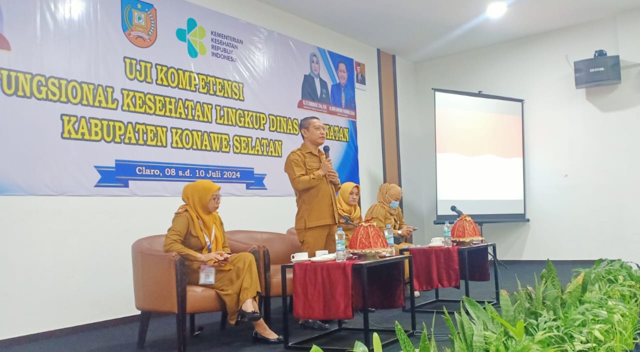 Tingkatkan SDM Pejabat Fungsional Kesehatan, Dinkes Konawe Selatan Gelar Uji Kompetensi