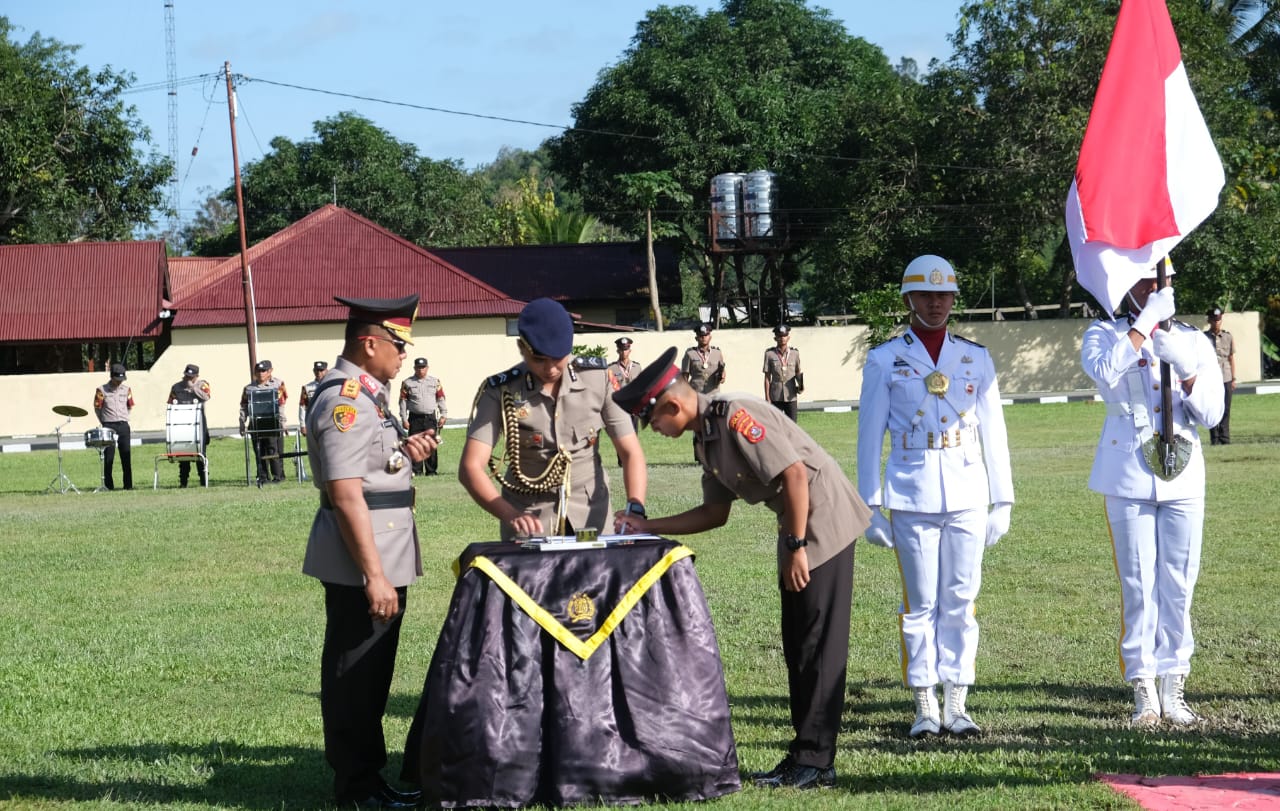 Kapolda Sulawesi Tenggara Lantik 242 Bintara Muda di SPN Anggotoa