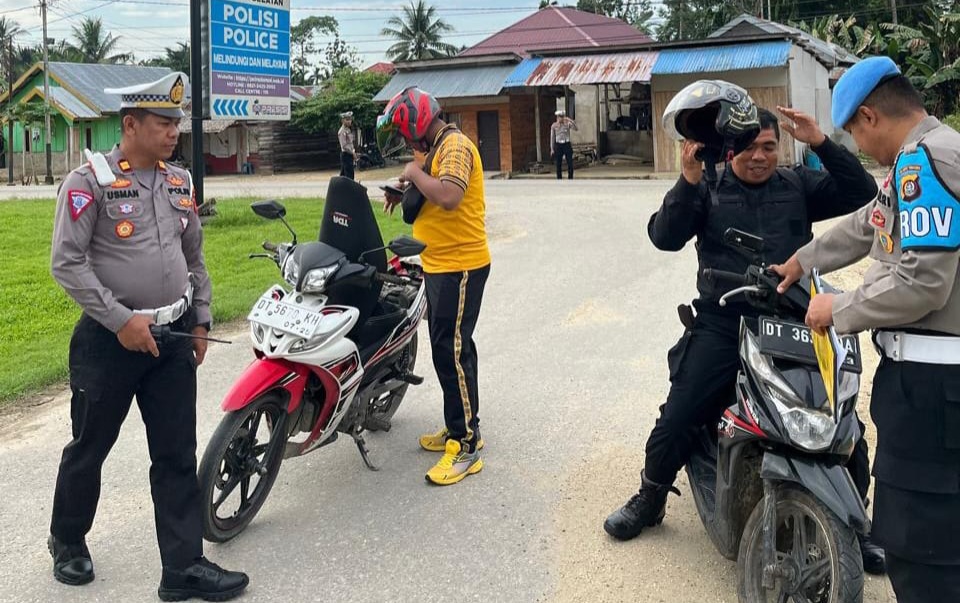 Jelang Operasi Patuh Anoa 2024, Tujuh Kendaraan Personel Polres Konawe Selatan Kena Tilang