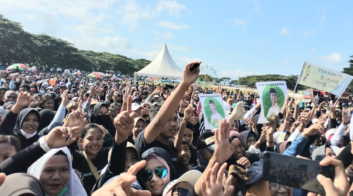 Ribuan Masyarakat Muna Hadiri Senam Sehat ASR