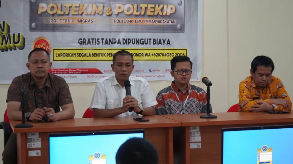 Kadivmin Kemenkumham Sultra Buka Tes SKD Calon Taruna Sekolah Kedinasan Poltekip dan Poltekim