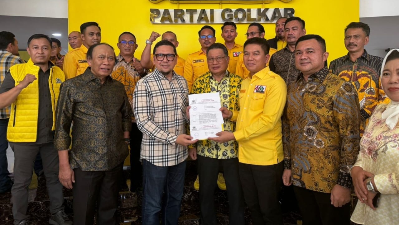 Pilkada Konsel 2024, Partai Golkar Resmi Usung Pasangan Irham Kalenggo - Wahyu Ade Pratama Imran