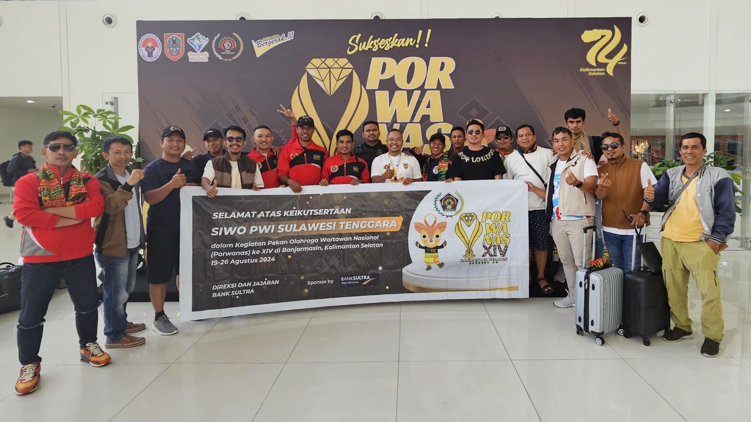 Porwanas XIV Banjarmasin, Tim Futsal PWI Sultra Siap Runtuhkan Juara Bertahan