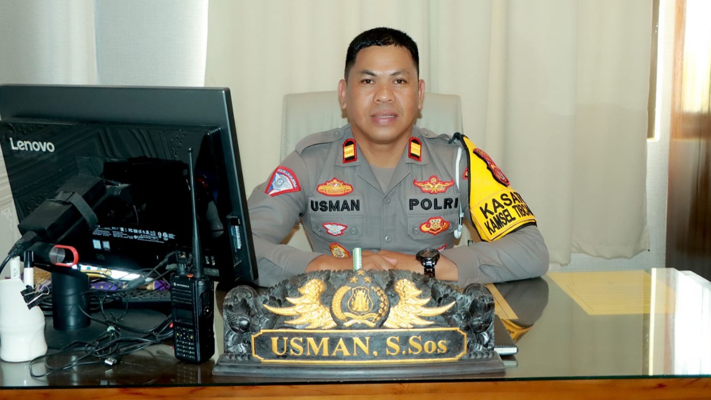 Satlantas Polres Konawe Selatan Sosialisasikan Budaya Tertib Berlalu Lintas di Sejumlah Sekolah