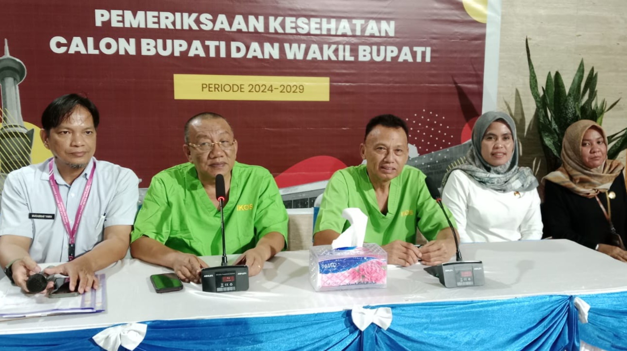 Pilbup Kolaka Utara 2024, Pemeriksaan Kesehatan Cakada Anton-Abbas Berjalan Lancar