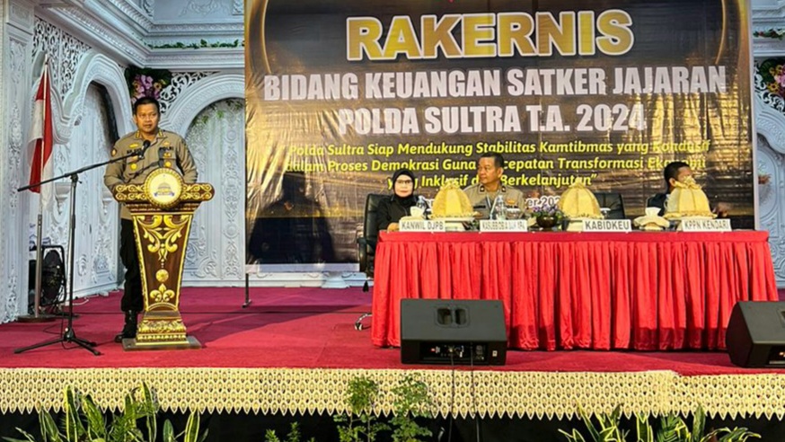 Siap Hadapi Tantangan Pilkada 2024, Polda Sultra Gelar Rakernis Perkuat Pengawasan Keuangan