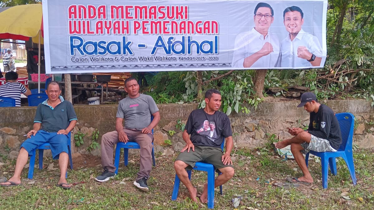 Warga Kota Kendari Dirikan Sejumlah Posko Pemenangan untuk Rasak-Afdhal