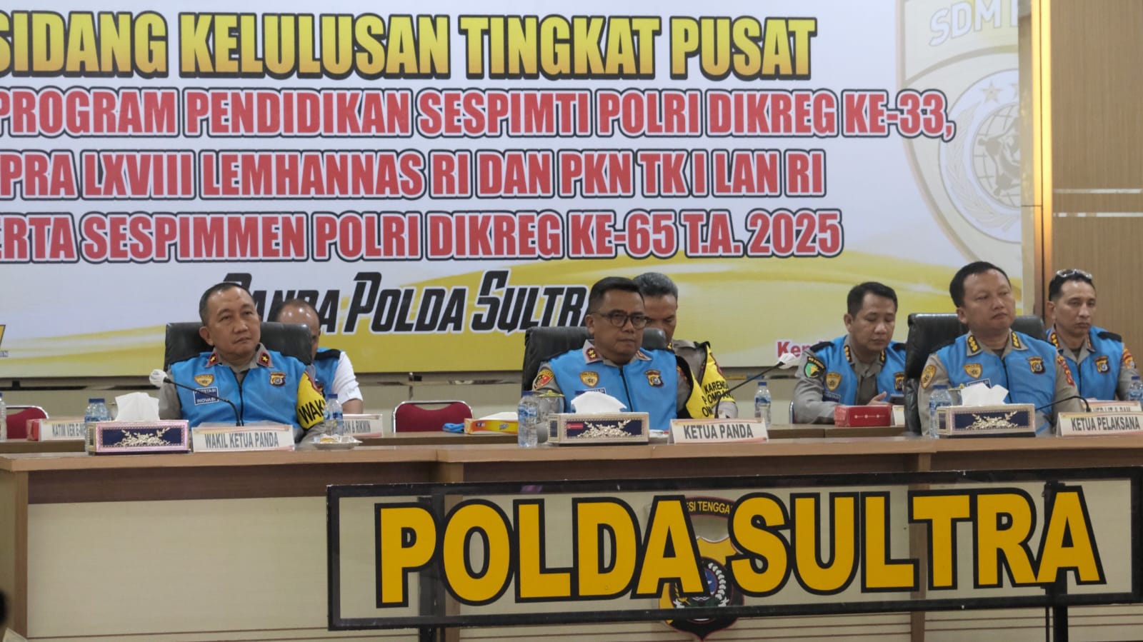 Polda Sultra Gelar Sidang Kelulusan Tingkat Pusat Seleksi Pendidikan Sespimti dan Sespimmen Polri