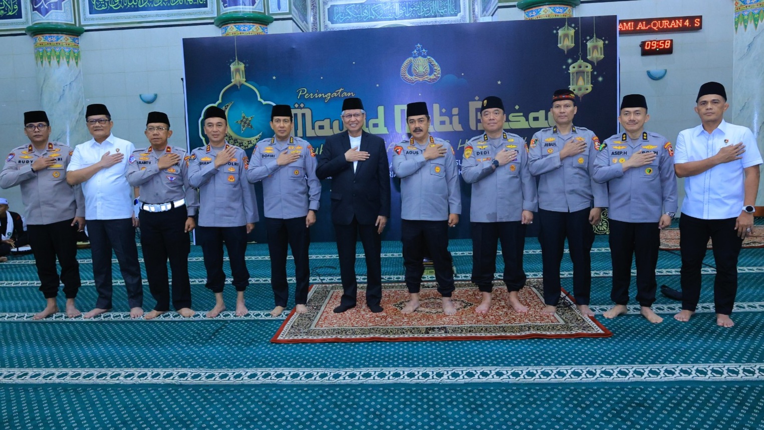 Gelar Maulid Nabi Muhammad SAW, Kapolri Ajak Personel Ikuti Jejak Teladan Rasulullah