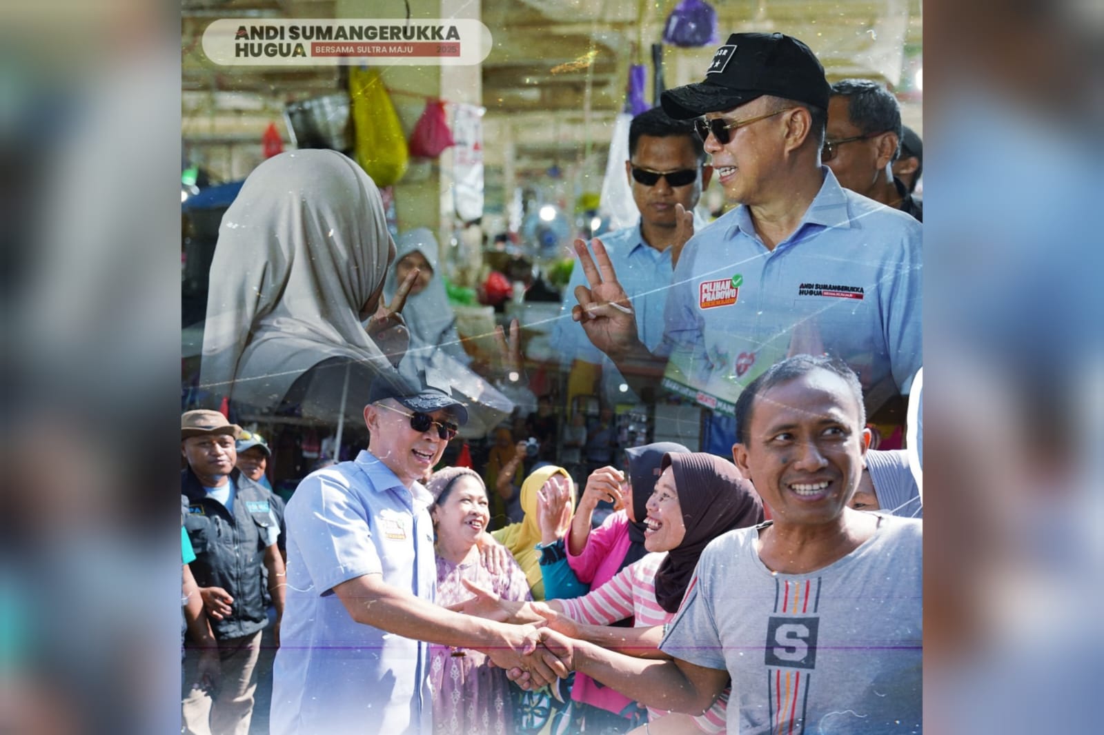 Kampanye Blusukan Tiga Pasar di Kota Kendari, Pedagang: ASR Sosok Pemimpin Merakyat dan Bijaksana