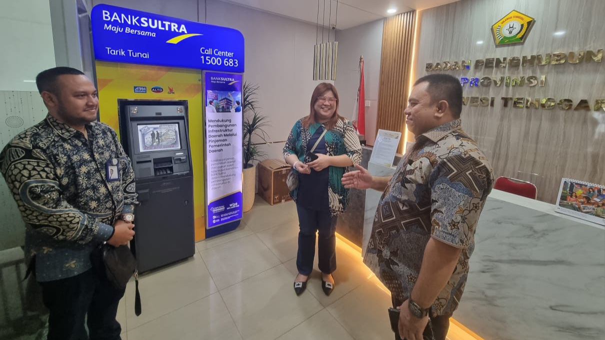 ATM Bank Sultra Mulai Beroperasi di Mess Pemprov Sultra Jakarta