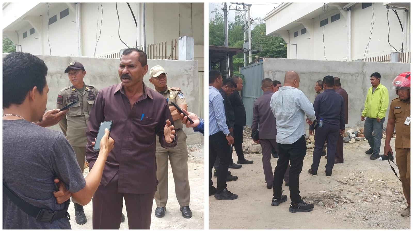 Warga Tuntut Pembongkaran Tembok yang Tutup Jalan, DPRD Kendari Segera Panggil Pihak Swalayan Megross