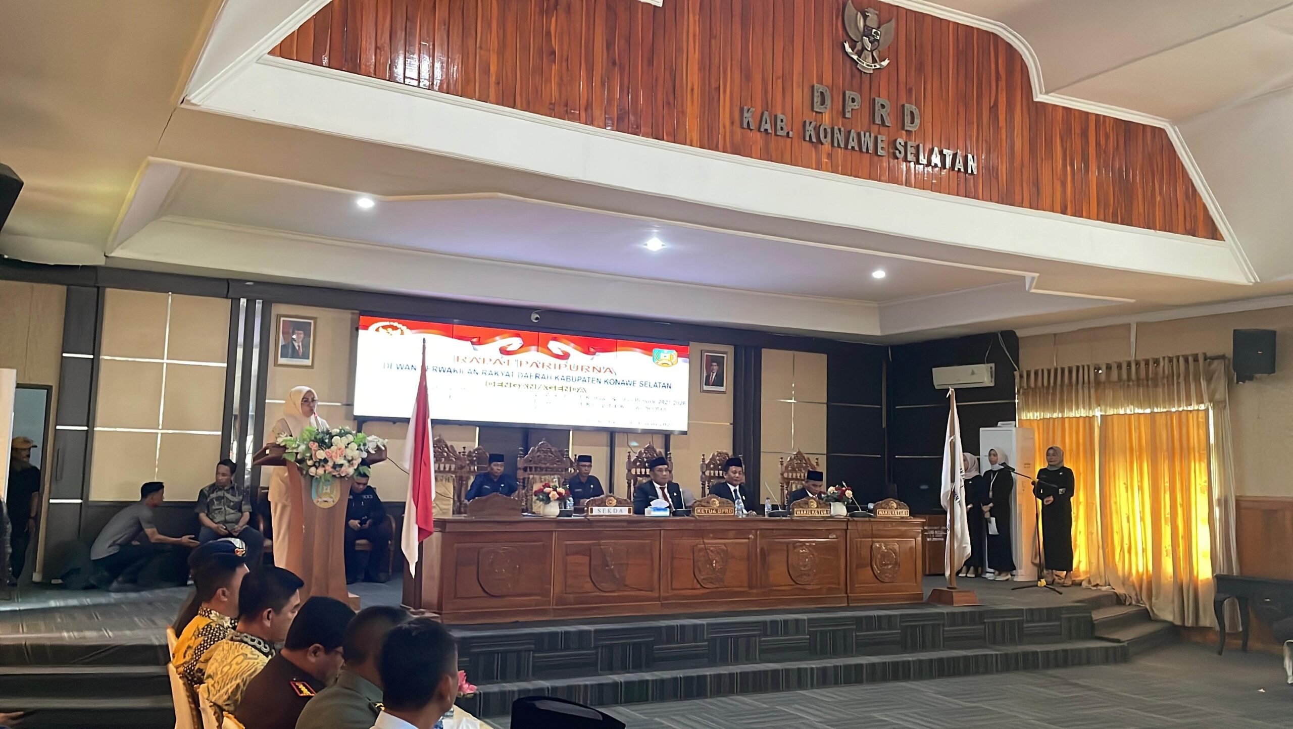 Dewan Konawe Selatan Gelar Paripurna Berakhirnya Masa Jabatan dan Pengumuman Bupati dan Wakil Bupati Terpilih